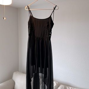 Long Hi-low dress